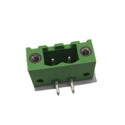 China 5.08 Pitch Green Color Terminal Blocks Connector PA66 Male Terminal Connector ROHS for sale