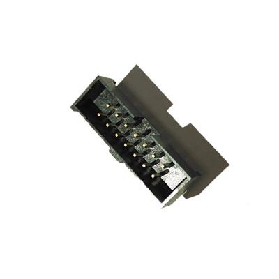 China 2.0 Pitch Box Header Connector Straight LCP Black H=4.8 Long Palstic Type UL94V-0 for sale