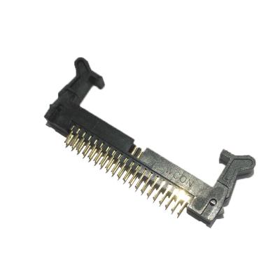 China 2.0 Ejector Latch Header Straight Type PA9T Long Latch Gold Flash 40 Pin Connector for sale