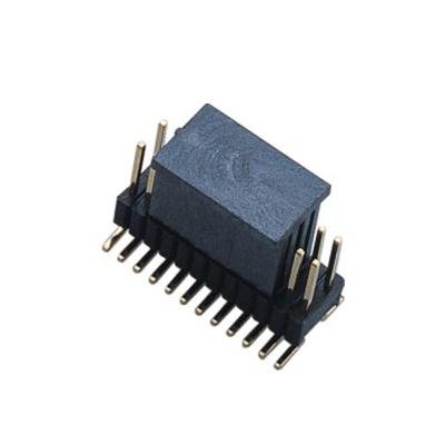 China Kupferdraht 2.0AMP 3 Pin Header Connector PA9T rechtwinklig zu verkaufen