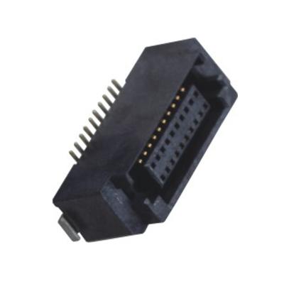 China 0.8 mm pitch connector board to board smt connector contact plating right angle pcb connector for sale