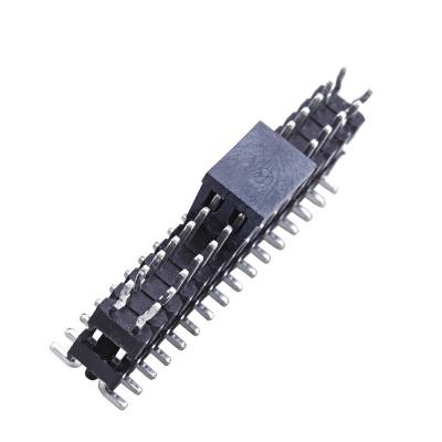 China PA9T Male Header Connector , 2.54mm Pitch Dual Row Smt Header Connector for sale
