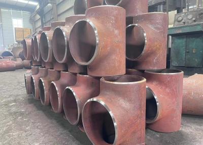 China ASME B16.9 Carbon Steel Reducing Tee Sch40 ASTM A234 Wpb Butt Weld Tee for sale
