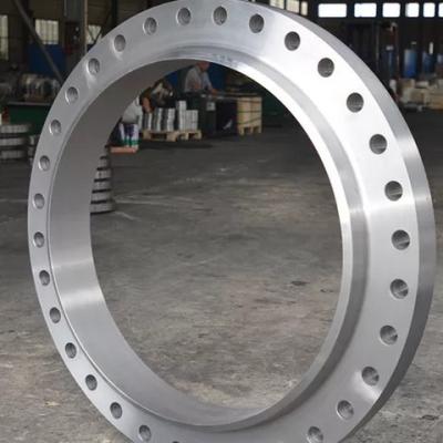 China Anti Rust Oil AWWA C207-07 Hubbed Slip On Pipe Flange ISO9001 PED 2000 for sale