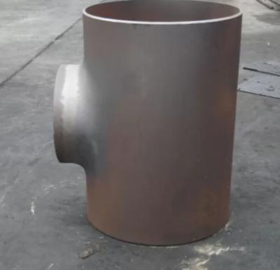 China ANSI B16.9 ASTM A234WPB Carbon Steel Equal Tee 3'' 5'' 10'' Galvanized Reducing Tee for sale