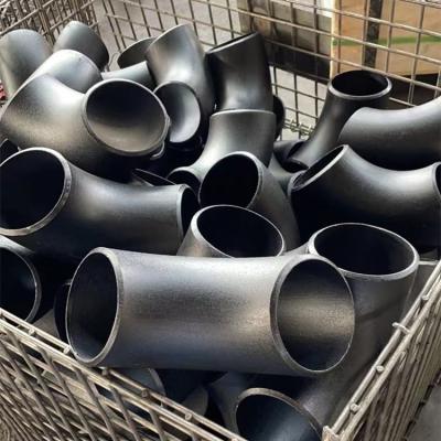 China Sch160 Carbon Steel Pipe Bend Steel Butt Welding Elbow Astm B16.9 180 Degree for sale