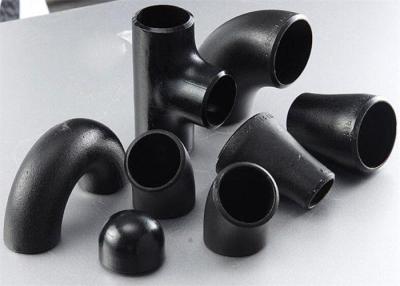 China 1.5D Long Radius Pipe Elbow Seamless Pipe Fittings STD ASME A234 SCH40 MS Black Painted for sale