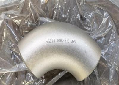 China O cotovelo sem emenda 304L SS321 da tubulação de aço de Sch 40 extremidade da LR de 90 graus soldou à venda