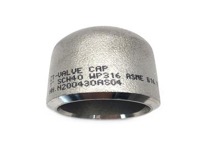 China STD ASME B16.9 Stainless Steel Pipe Cap Butt Welded Pipe Cap Fitting 24 Inch for sale