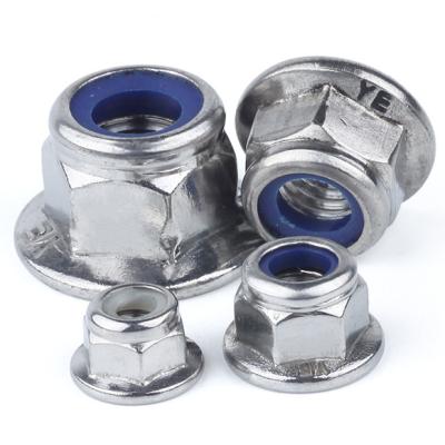 China Stainless Steel Din985 Din982 Nylon Lock Nuts Hex Self Lock Nuts for sale
