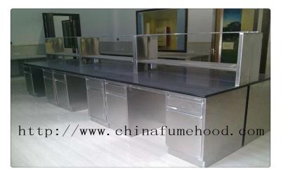 Chine Tables standard de laboratoire d'acier inoxydable de meubles de laboratoire d'acier inoxydable pour le laboratoire de nourriture et d'hôpital à vendre