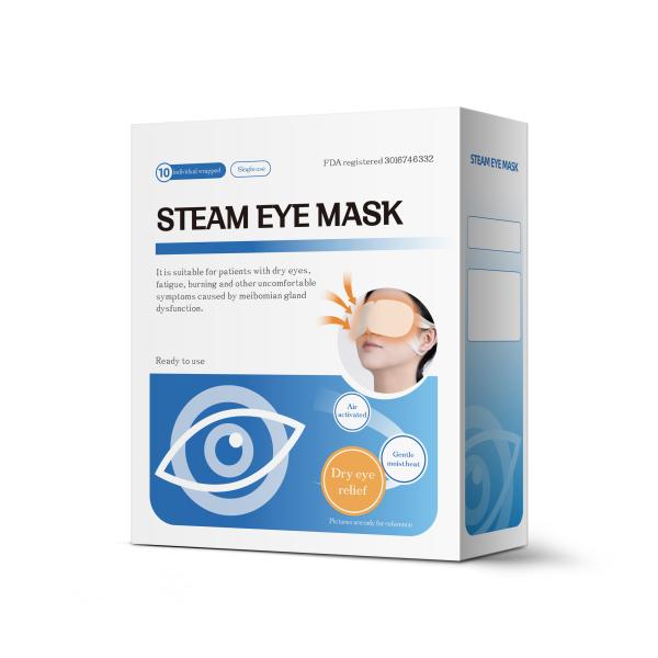 Quality Steam Disposable Sleep Eye Mask Heat Compress Eye Mask For Dry Eye Relief for sale