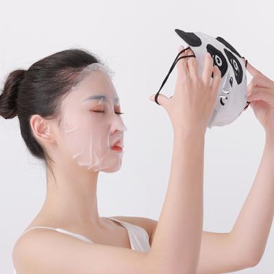 China Panda Impressão de vapor Máscara facial Folhas de máscara facial Certificado ISO à venda