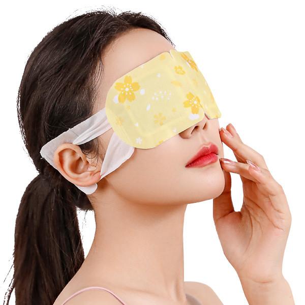 Quality Pink Steam Hot Patch Eye Mask Heating For Eyes 20 Minutes-30 Minutes Duration for sale