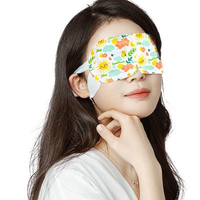 China Máscara de olhos de terapia térmica de tecido de espunlace Máskara de olhos de vapor quente descartável Certificado CE à venda
