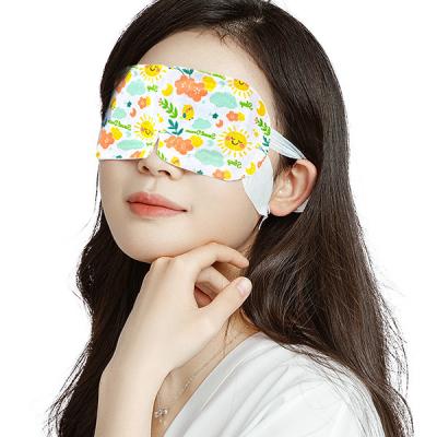 China Steam Disposable Warm Eye Mask Self Heating Hot Compress Spa Eye Patch for sale