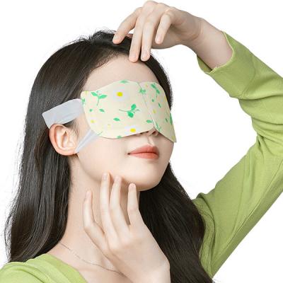 Chine Masque pour les yeux à vapeur de coton pur soulagement de la fatigue Masque pour les yeux chauffant jetable à vendre