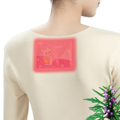 China Spunlace Cloth Shoulder Heat Patch Activated Carbon Pain Relief Hot Patch for sale