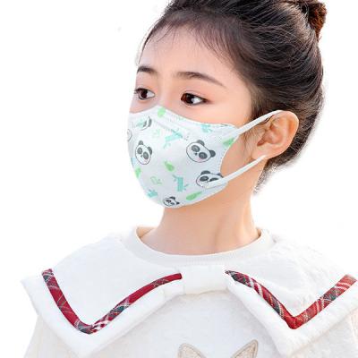 China Dustproof Medical Face Mask Custom Printing 3 Ply Children Flat Fold Mask for sale