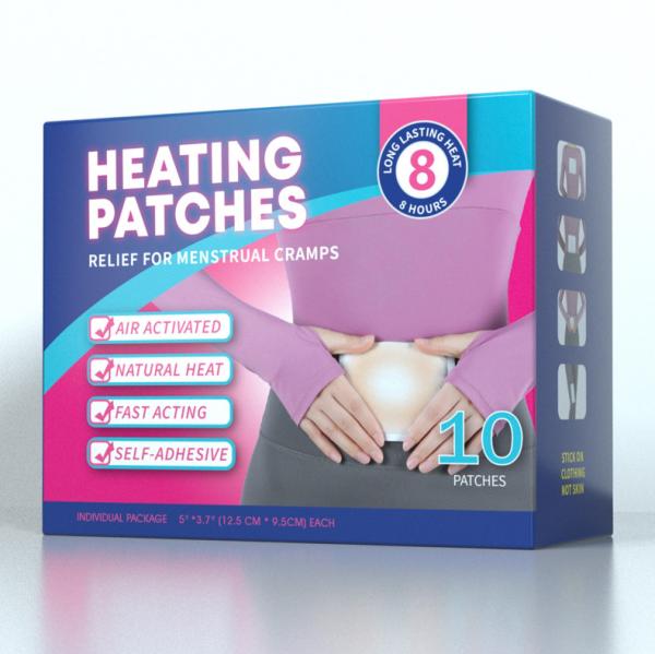 Quality Elastic Fabric Menstrual Heat Patch Hot Patches For Period Pain ODM for sale