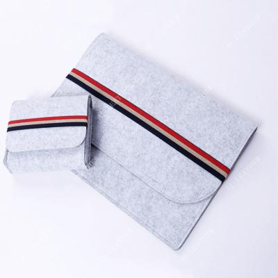China Wool Felt Elastic Band 11 12 Inch Laptop Protective Sleeve for sale