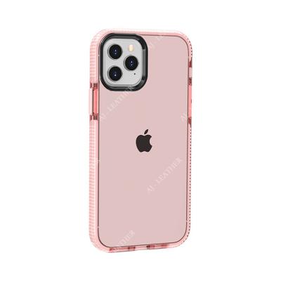 China Transparent Pink TPE Iphone11 Smartphone Protective Cases for sale