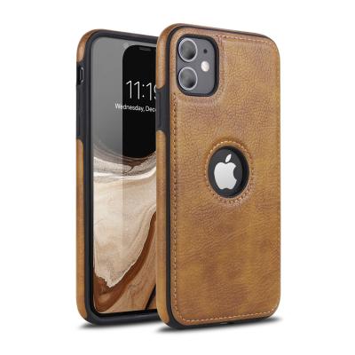 China Iphone11 Car Line Stitching Leather Soft Funny Phone Cases for sale