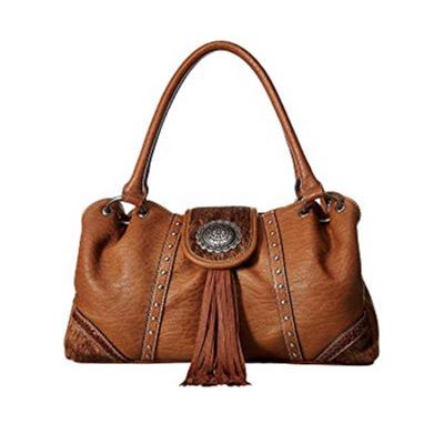China Leather Shoulder Brown 16*4*9cm Luxury Lady Bags for sale