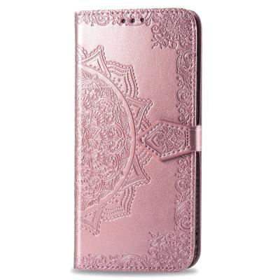 China Flower PU Leather Soft iPhone11 Leather Flip Cases for sale