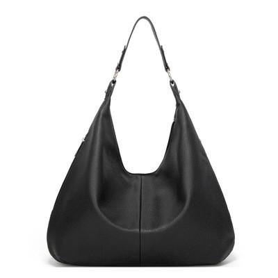 China Señora de lujo de cuero negra Bags, bolsos del hombro los 48cm de la PU sola del brazo en venta