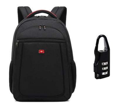 China Fashion Black Nylon Travel 46cm Business Laptop Backpacks for sale