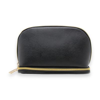 China Customized Black Saffiano PU Storage Bags For Traveler for sale