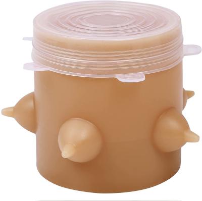 China Anti Flatulence Choking Grade Gel 5 Nipples Self Feeding Milk Bowl Silicon Puppy Feeder for sale