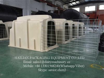China Poly Ethylene Calf Cubicles Calf Feeding Equipment For Dairy Farm Cow for sale