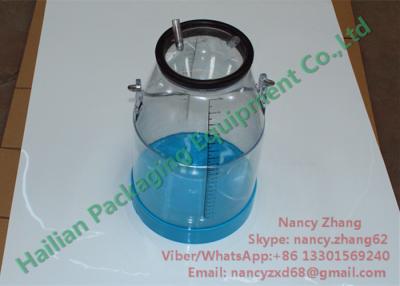 China Milking Spares Plastic Transparent Milking Bucket 25Liter with Measuring Scale for sale