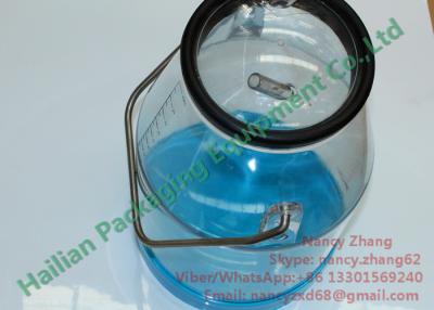 China Clear Milk Bucket Milking Machine Parts For Dairy Cow Farms Milker Bucket Replacement for sale