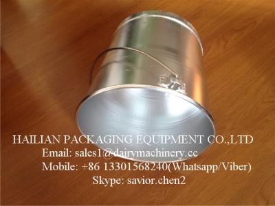 China 15 Liters Stainless Steel Milk Can Dairy Metal Milk Bucket For Transportation for sale