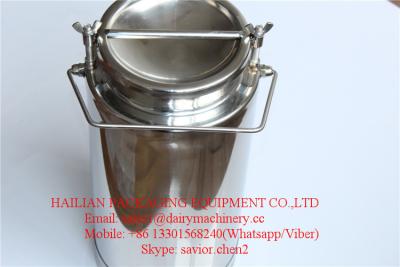 China SS304 melkblikken, 20L Melkemmer voor Melkvervoer en Opslag Te koop