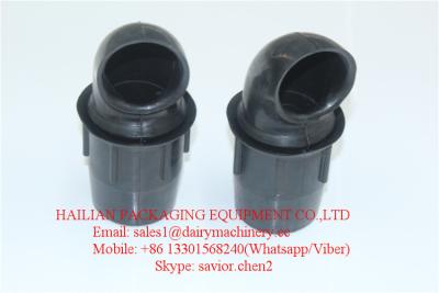 China conector do tubo de 50mm para a garrafa de leite de vidro, peças da máquina de ordenha à venda