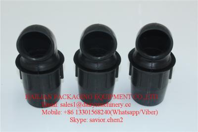 China Tube Connector For Milk Receiver , Rubber Tube Joints Milking Machine Spares for sale