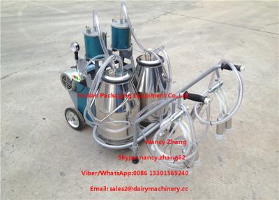 China Automatic Milking Piston Cow Mobile Milking Machine For Two Cows Milking for sale