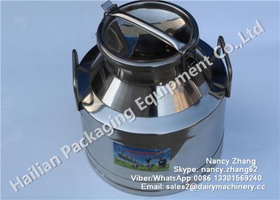 China 15 Liter Double Walled Stainless Steel Milk Bucket High Strength For Beverage / Beer for sale