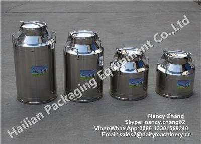 China Stainless Milk Bucket Stainless Steel Milking Bucket Heat Preservation Transport Barrels for sale