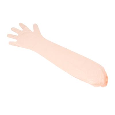 China Breathable 90cm Arm Length Disposable Gloves Vet Examination for sale