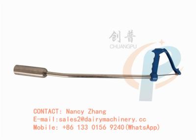 China Dairy cow balling gun for magnet , stainless steel bolus gun with pressing handle for sale