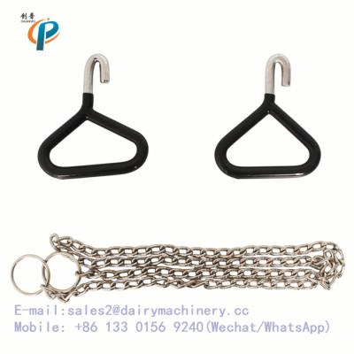 China Obstetrical chains, calf ob chains, calf birthing chains, stainless steel calf pulling chain, cattle chains for sale