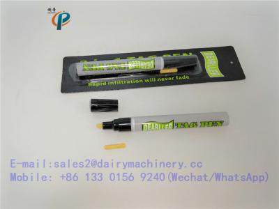 China 10ml Volume Black Ear Tag Marking Pen / Livestock Ear Tag Pen 5.5 Inch Length for sale