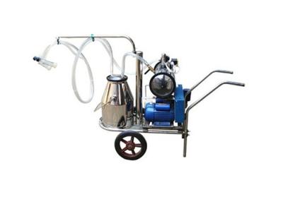 China Vacuum Pump Single Bucket Dairy Milking Machine For Sheep / Goats / Cows for sale