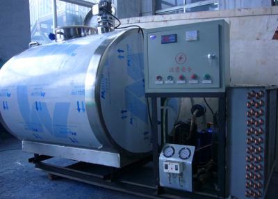 China Custom Sanitary Milk Cooling Tank For Dairy Line / Tanks System , 10000L for sale