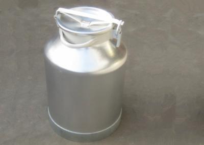 China Locking Cover Anodized small stainless steel milk cans For Water , Beer , Beverage for sale